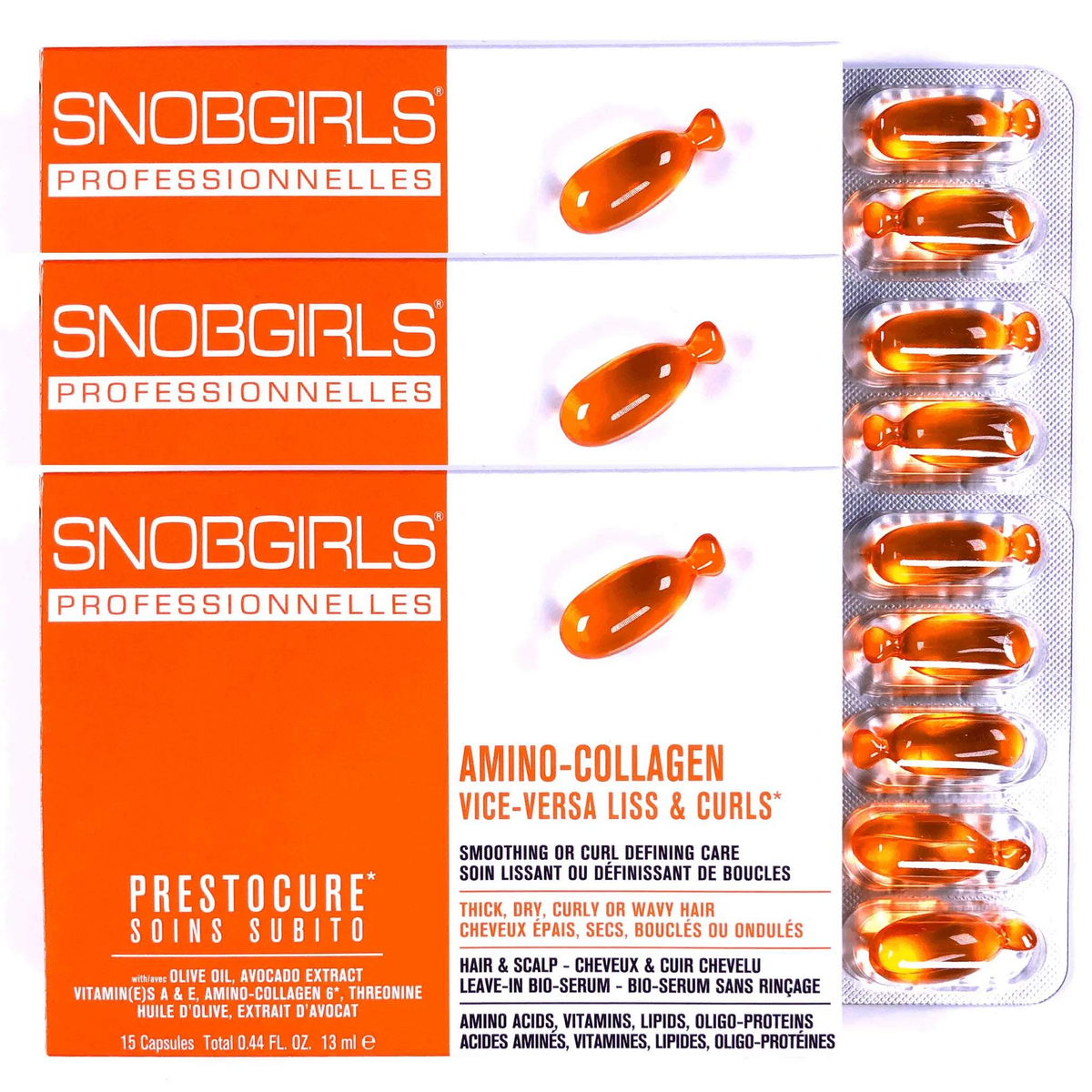 VICE-VERSA LISS &amp; CURLS Oil 45 Capsules - SNOBGIRLS.com